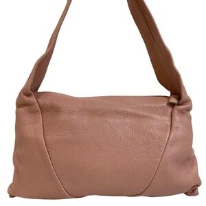 Bottega Veneta Leather Shoulder Bag - Blush Nude Pink - Authentic - Rare Purse